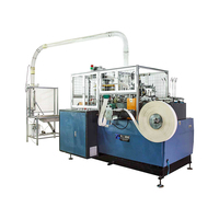 Machine à sceller manuelle 90-110 pcs/min Machine à sceller les gobelets en papier pour couvercle de thé de Dubaï Machine de fabrication de gobelets en papier