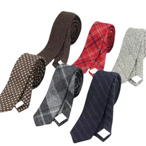 shengzhou factory custom fashion fancy wool necktie for man