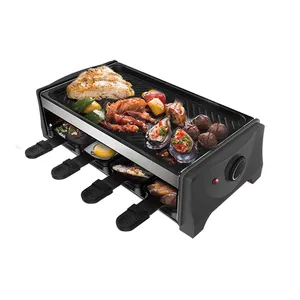 Produsen Alat Panggang BBQ Mesin Portable Luar Ruangan Kebab Mini BBQ Raclette Chicken Grill