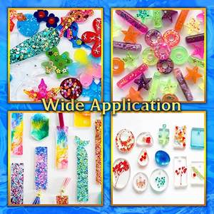 مجموعة كريستال 16 أونصة للمجوهرات اليدوية المصبوبة بنفسك ، طلاء الخشب المصبوب ، اختيار رائع ، مواد مانعة للتسرب لاصقة للأعمال الخشبية - Product Image 4