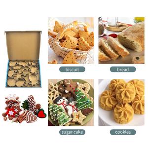 Juego de Moldes para Galletas de Acero Inoxidable Ecológicos con Formas de Dibujos Animados, Serie de Múltiples Temas, Herramientas para Hornear DIY, 12 Piezas, Cocina Profesional - Product Image 3