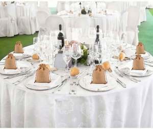 Hot Sale Custom Logo Printed Eco Friendly Small <b>Pouch</b> Linen Jute Burlap <b>Drawstring</b> Gift Bag With Handles - Product Image 6