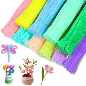 Limpiapipas de chenilla de 8 mm para manualidades, con forma de tallo de flor, económicos, para peonías y flores - Product Image 1