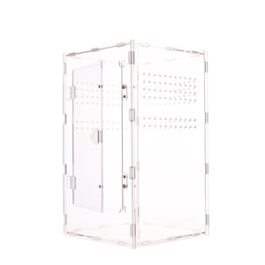 <span class=keywords><strong>Terrarium</strong></span> Classique en Acrylique Solide pour Reptiles et Animaux de Compagnie – Boîte d'Élevage pour Grenouilles, Araignées et Insectes – Durable et Écologique - Product Image 1