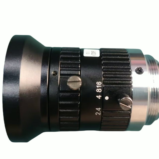 30 Industrial Camera Lens 8mm F2.4-16 5MP 2/3 Inch C-Mount Manual  for Machine Vision Suitable for 3D Scanning and 3D Inspection