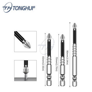 لقم مفك البراغي "عرقوب عرافة <span class=keywords><strong>S2</strong></span> PH2 رأس متقاطع لقم مغناطيسي مضاد للانزلاق 25 بت ، 50 ، 65 ، 70 ، 90 ،! - Product Image 3