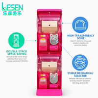 Distributeur automatique de capsules à double compartiment, sans électricité, pour magasins, multicolore, Lesen LS-ND-07 CE, direct usine, haute rentabilité