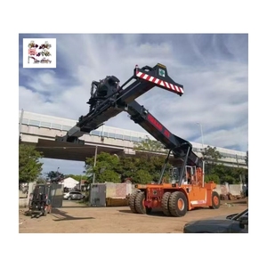 Reach Stacker d'occasion CVS FERRARI F278, 45 tonnes, hauteur de levage 14,9 m, pour le stockage de conteneurs portuaires, alternative aux Kalmar Konecranes - Product Image 1