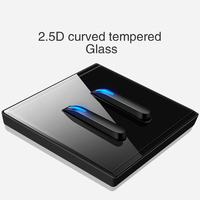 Prise intelligente de type 86, interrupteur intelligent, panneau en verre trempé noir, touches de piano, 16A, étanche, prise de climatisation, 220V max. Tension 10A