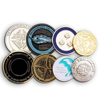 Moneda de Metal Conmemorativa del Masters de Golf de Augusta, Medalla Redonda de Recuerdo, Adorno con Mapa del Campo, Moneda de Recuerdo Portátil