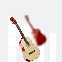 30 Inch Acoustic Guitar Rounded Body Basswood String Acoustic Guitar