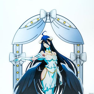 Figurine de collection <span class=keywords><strong>Overlord</strong></span> Albedo Standee pour Otaku, fabriquée en Chine, cadeau pour les fans d'anime - Product Image 5
