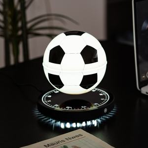 Factory Price Magnetic Levitating Football <b>Lamp</b> Plug-In LED Warm White <b>Touch</b> Control Round Base Floating Desk <b>Lamp</b> for Home Use - Product Image 4