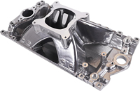 Collecteur d'admission polonais pour Chevrolet SB 1996 et versions ultérieures Vortec, Air-Gap, à plan unique, Super Idle 3500-8000 tr/min