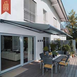 Store banne électrique à <span class=keywords><strong>cassette</strong></span> intégrale télécommandée pour terrasse de <span class=keywords><strong>café</strong></span> moderne, jardin extérieur - Product Image 1