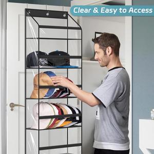 Organizador Colgante de Seis Niveles de Tela No Tejida y PVC para Almacenar Artículos Diversos y Juguetes, para Montar en la Pared o Sobre la Puerta - Product Image 3
