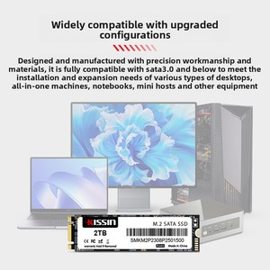قرص صلب داخلي Glorexon M.2 SATA 3.0 SSD بسعات 1 تيرابايت/2 تيرابايت/512 جيجابايت/256 جيجابايت/128 جيجابايت للكمبيوتر المكتبي عالي السرعة من المصنع مباشرة - Product Image 4