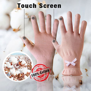 Guantes de Algodón Tejidos a Mano de China para Eczema y Piel Seca, Guantes Hidratantes para Dormir, Guantes de Terapia con Loción Suave - Product Image 4
