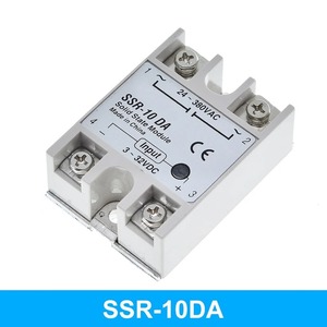 โมดูลโซลิดสเตทรีเลย์: SSR - 10DA/25DA/40DA/50DA, 3 - 32V DC ถึง24-380V AC, 10A/25A/50A - Product Image 1