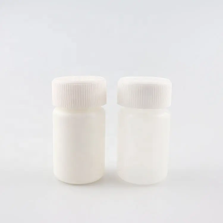 Flacon de pilules en matériau HDPE 60ml, emballage en plastique pour médicaments à l'épreuve des enfants