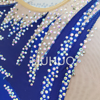 Robe de patinage artistique personnalisée LIUHUO pour filles et adolescentes, robes de patinage sur glace bleues, costumes de compétition, salle de bal, gymnastique et fitness pour femmes