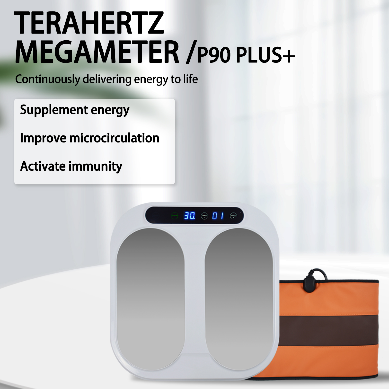 Thz Tera P90 - Portable Foot Health Device with ABS Material
