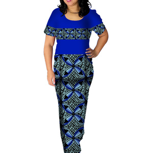 Vente en gros de feuilles de monstres Robes noires pour femmes Samoan Puletasi Vêtements tribaux polynésiens Robes deux pièces Puletasi Islander - Product Image 6