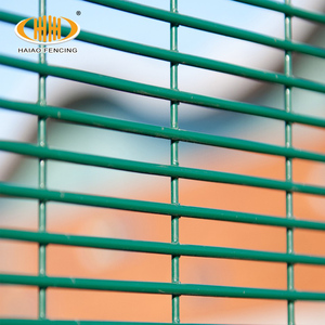 Bền Màu Xanh Lá Cây Mạ Kẽm Cao An Ninh Chống-Leo Lên Chống Cắt 358 Hàng Rào An Ninh Hệ Thống - Product Image 5