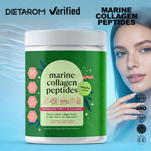 Colágeno Marino Hidrolizado <span class=keywords><strong>en</strong></span> <span class=keywords><strong>Polvo</strong></span>, Péptidos de Colágeno para Belleza, Suplementos Herbales, Certificado GMP, Fabricantes Personalizados - Product Image 1