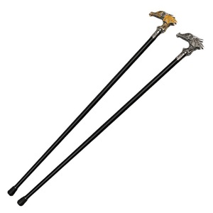 Bastone <span class=keywords><strong>da</strong></span> Passeggio in Lega di Alluminio a 2 Sezioni con Motivo Pterosauro, Portatile, Elegante, Decorativo, Accessorio per Cosplay - Product Image 3