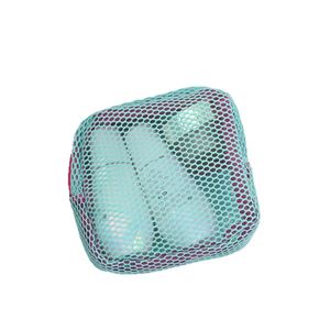 Grande trousse de toilette colorée en maille résistante à l'eau avec fermeture éclair pour femmes - Product Image 3
