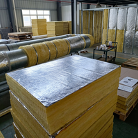 Nouveau matériau 50-200mm épaisseur panneau d'isolation thermique classe A1 ignifuge laine de verre acoustique cloison matériau d'isolation