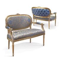 Canapé de luxe de haute qualité, meubles de salon, fauteuils en chêne massif, fauteuils d'accent français avec repose-pieds