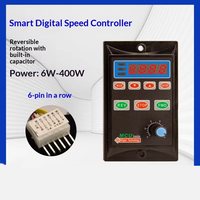 Contrôleur de vitesse de moteur AC US-52 6W-400W, marche avant/arrière, 220V pour moteur à engrenages AC, réglable, haute qualité, protection IP