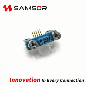 MIL-DTL-83513 micro-d vỏ nhự<span class=keywords><strong>a</strong></span> J30-9TJW-J đường cong kim bảng mạch in J30 loạt kết nối hàng không 9 lõi - Product Image 3