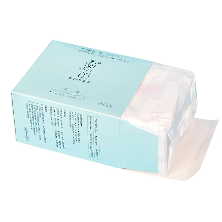 Boîtes d'emballage de serviettes hygiéniques, 50 pièces, puce anions, lingettes hygiéniques, moins chers