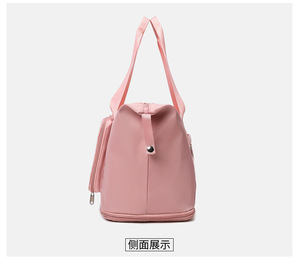 กระเป๋าสะพายไหล่ผู้หญิงขนาดใหญ่พับได้ ผ้าอ๊อกซ์ฟอร์ดกันน้ำ กระเป๋าถือผ้าอ๊อกซ์ฟอร์ดสำหรับเดินทาง - Product Image 5