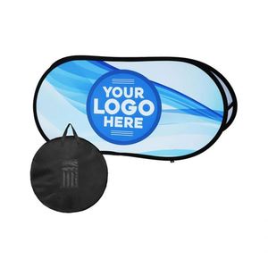 Double Sided Custom Frame Pop Display UV Printing Waterproof Portable Lightweight Durable Retractable Outdoor Promotional Events - Product Image 1
