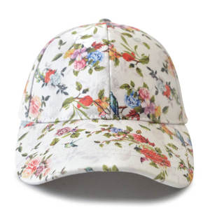 Gorro con estampado floral, diseño de flores pequeñas, moda de primavera y verano, ligero, transpirable, ajustable, gorra para mujer - Product Image 3