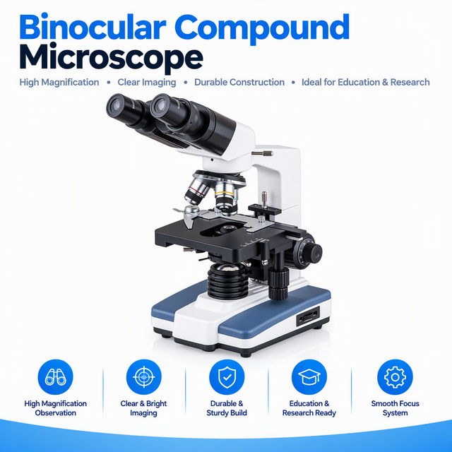 Cheap Price Hot Sell XSP-200E Laboratory Binocular Biological Microscope with 40X-1600X Magnification IP54 Protection