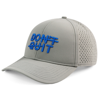 Topi Baseball 6 Panel Anti Air Berlogo Kustom Pabrik HS40, Bernapas, Berlubang Laser, Cocok untuk Surfing, Berperahu, dan Aktivitas Luar Ruangan