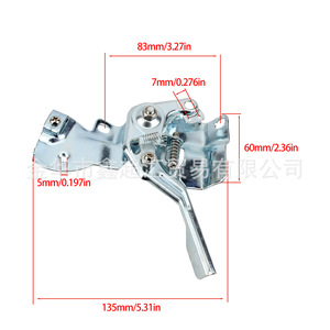 Ensemble régulateur de vitesse Zuqing 135 mm pour pièces de moteur 168F 170F, commande d'accélérateur - Product Image 1