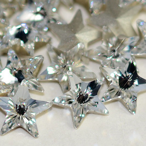 Accessoires de bijoux DIY : Diamant en verre à fond pointu en forme d'étoile pentagonale, diamant d'eau de forme spéciale, diamant en cristal haut de gamme - Product Image 5