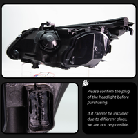 Faros Delanteros LED YX para BMW Serie 5 E60 E61 2003-2010, 12V, Nuevos, con DRL y Señal de Giro, Plug-and-Play