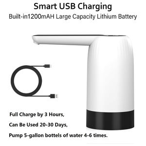 Dispensador de Agua Automático Portátil con Carga USB para Botellas de 5 Galones, Venta al Por Mayor - Product Image 2