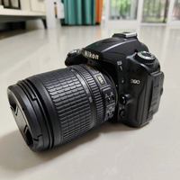 Appareil photo numérique reflex numérique Nikon D90 de haute qualité avec objectif 18-105 mm, appareil photo numérique complet d'occasion, appareil photo HD d'origine