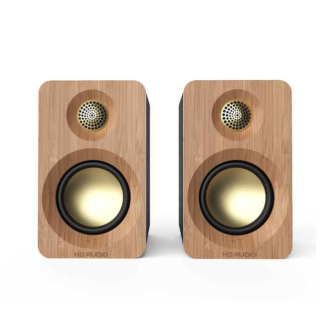Factory Private Models Are Selling Well 150W PC Speaker 2.0ch Deep Bass Crystal Sound Hifi Bookshelf Speaker Type C Aux Sub Out