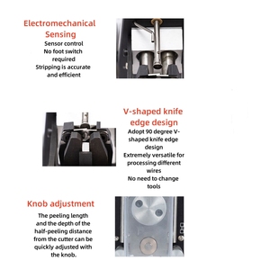Máquina peladora eléctrica de inducción, cable de alta precisión portátil eléctrico puro, cable electrónico de varios núcleos - Product Image 6