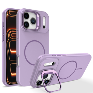 Funda Magnética Transparente de Lujo para Teléfono con Soporte para Lente, Anillo de Epoxi, Impermeable, Plegable, Material TPU+PC, Compatible con Múltiples Marcas, Color Personalizado - Product Image 6