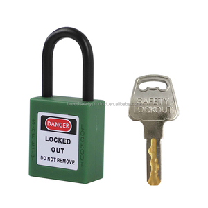 Lucchetti di sicurezza in plastica dielettrica 6MM * 38MM grillo per l'elettricamente industriale <span class=keywords><strong>KA</strong></span> o KD utilizzare cilindro di blocco in lega di zinco - Product Image 4